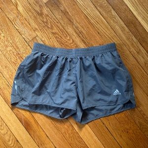 Gray Adidas Running Shorts